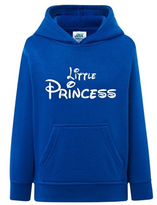 BLUZA z kapturem little princess księżniczka 146