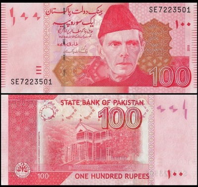 Pakistan 100 Rupia 2019 P-48n.1 UNC