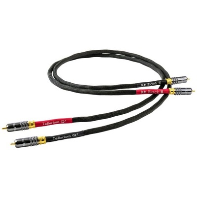 TELLURIUM Q BLACK II RCA KABEL INTERKONEKT 2 x 1m