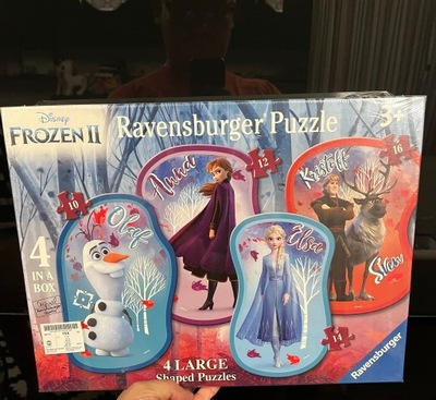 Frozen 2 Kraina Lodu 2 PUZZLE 4w1