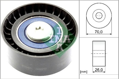 INA ROLLO PROPULSOR CORREA DE CUÑA SSANGYONG ACTYON II ACTYON SPORTS  