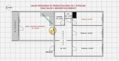 Mieszkanie, Bydgoszcz, Fordon, 64 m²