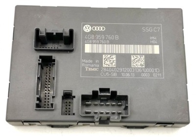 ORIGINAL CONTROL UNIT MODULE MEMORY SEAT AUDI A6 S6 C7 A7 RS6 4G 4G8959760B  