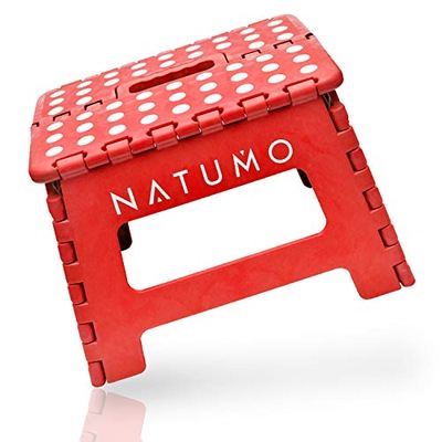 Taboret NATUMO składany czerwony (55)