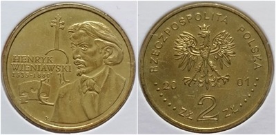 2 zł Henryk Wieniawskiego 2001 r.