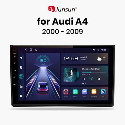 РАДИО АВТОМОБИЛЬНЫЙ ДЛЯ AUDI A4 B6 2000-2009 CARPLAY ANDROID 4G 8 256