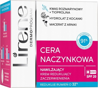 Lirene Cera Naczynkowa krem na zaczerwienienia