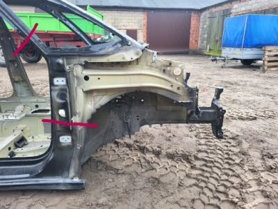 Чверть лонжерон правий перед c4 grand picasso ii фото №1