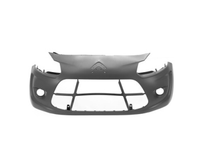 Citroen c3 2010-16 bez отверстие na ремни бампер передний фото №1