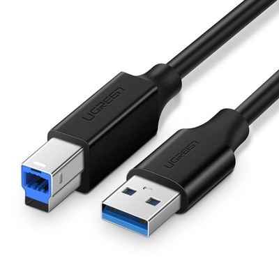 Kabel USB 3.0 A-B UGREEN US210 do drukarki, 1m