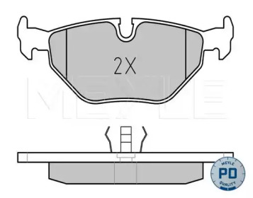 КОЛОДКИ ГАЛЬМІВНІ BMW MEYLE