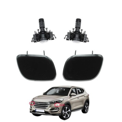 HYUNDAI TUCSON TL 2015-2019 PROTECCIÓN BOQUILLAS DE LAVAPARABRISAS FAROS 98682-D7000  