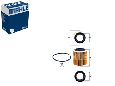 FILTRO ACEITES BMW MAHLE  