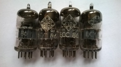 Lampa ECC86 TELEFUNKEN