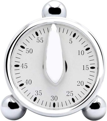 Timer kuchenny Countdown Timer 60-minutowy analogowy zegar z zegarem