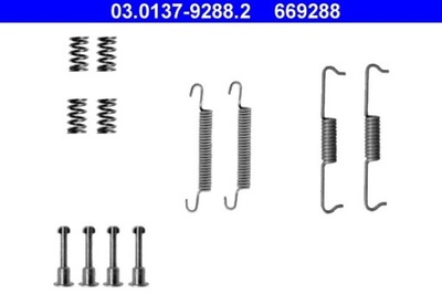 ПРУЖИНЫ КОЛОДОК ТОРМОЗНОЙ BMW 3/5/6/7/X3/X5/X6 00- 03.0137-9288.2