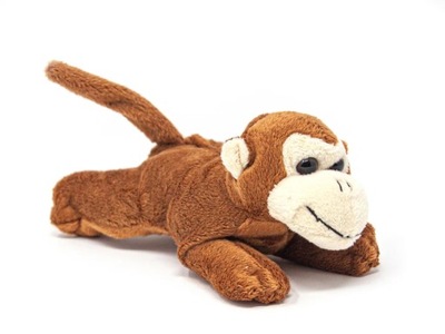 Maskotka pluszowa małpka 17 cm brązowa