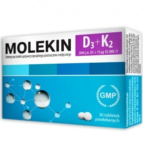 Molekin D3 + K2 30 tabletek