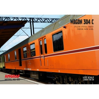 Angraf Model 180 Wagon pocztowy 304C 1:25