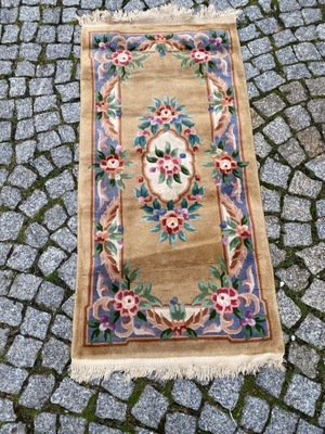 Przepiękny ręcznie tkany dywan Chiński