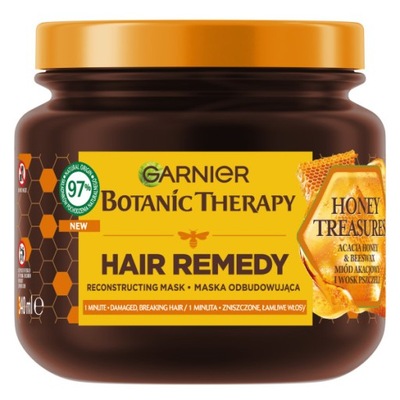 Garnier Botanic Therapy Honey Treasures odbudowująca maska do włosów P1