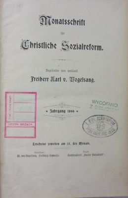 Monatsschrift 1903 r.