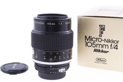 Obiektyw Nikkor 105/4 macro manual AI, Nikon