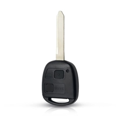 WITH RUBBER PAD REMOTE CAR KEY SHELL CASE PARA TOYOTA YARIS CARINA CO~57822  