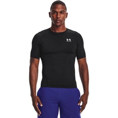 UNDER ARMOUR KOSZULKA HeatGear Compression BLACK CZARNA r. XL