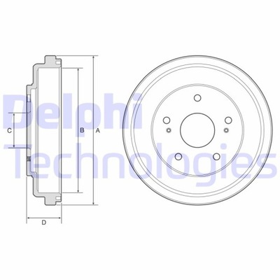 DELPHI BF609 BEBEN DE FRENADO  