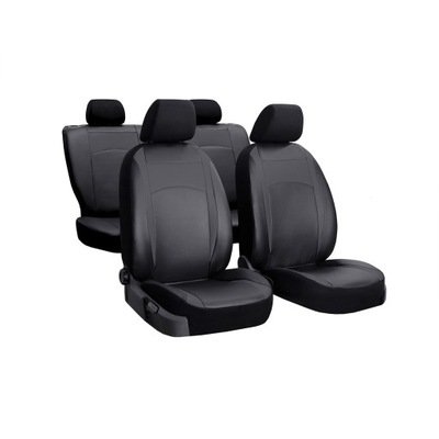 FORRO UNIVERSALES EKOSKORA DESIGN LEATHER NEGRAS PARA NISSAN NAVARA D40  