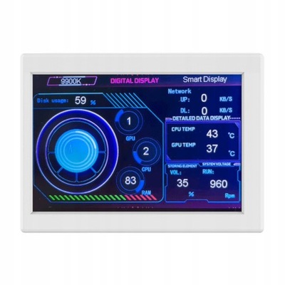 3,5-CALOWE MONITOR MONITOR KOMPUTERY MONITOROWANIE PROCESORA GPU IC