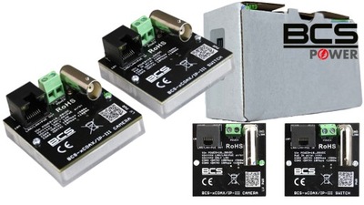 Zestaw konwerterów UTP na koncentryk BCS-xCOAX/IP-III