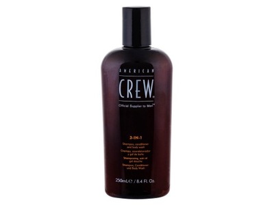 American Crew 3-IN-1 szampon do wosw 250ml (M) P2