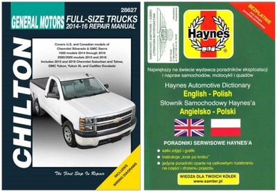 General Motors Full-Size Trucks Chilton Repair Manual for 2014-16 covering Chevr 