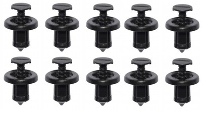 NISSAN QASHQAI CLAMPS PINS CAPS ENGINE 10 PCS.  