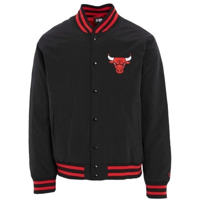 New Era New Era Team Logo Bomber Chicago Bulls Jacket 60284773 Rozmiar: S K