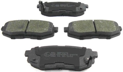 Тормозные колодки задняя do subaru outback tribeca toyota gt86 фото №1