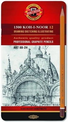 Ołówek grafitowy 1502/II 8B-2H