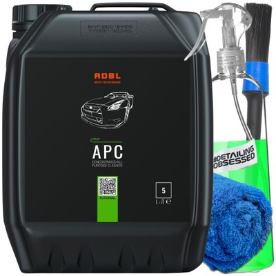 ADBL APC uniwersalny środek czyszczący mocny 5000ml + niezbędne akcesoria