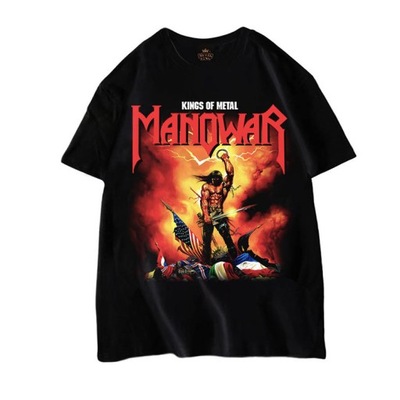 Manowar Kings of Metal T-shirt Koszulka Fashion