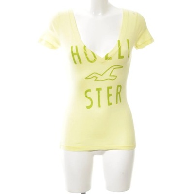 HOLLISTER T-shirt Rozm. EU 34 żółty