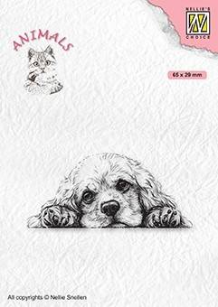 STEMPEL przezroczysty - Nellie`s - pies spaniel