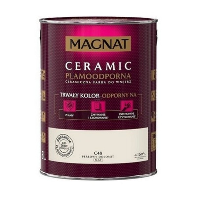 MAGNAT Ceramic 5L C48 Perłowy Dolomit ceramik ceramiczna farba do wnętrz