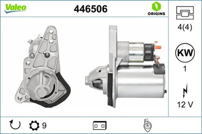 ARRANCADOR VALEO ORIGINS NUEVO 446506  