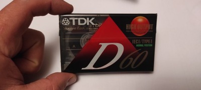 TDK D60 D 60 NOS folia USA #2487