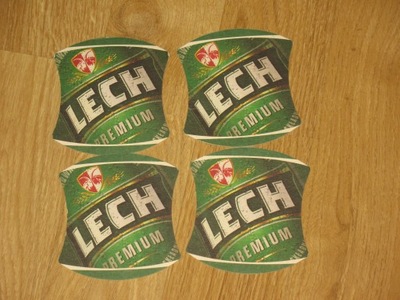 LECH zestaw podstawek pod piwo