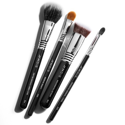 SIGMA Beauty Complete Makeup Brush Set - Zestaw 4 pędzli do makijażu