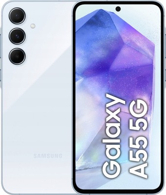 Smartfon SAMSUNG A55 5G 8GB / 128 GB NIEBIESKI Light Blue