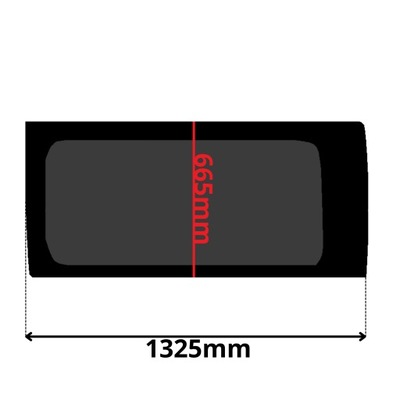 Nowa стекло боковая левая задняя nissan primastar long 0141 фото №1